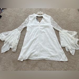 Never wore Very J top with lace bell sleeves